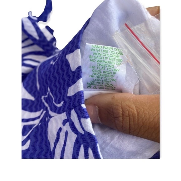 Lilly Pulitzer Blue and White Midi Dress - Picture 5 of 6